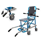 SuperOrtho Stair Climbing Wheelchair for disabled 4 wheels Blue HD ΚΑΘΙΣΜΑ ΦΟΡΕΙΟ ΑΜΑΞΙΔΙΟ ΚΑΡΕΚΛΑ ΜΕΤΑΦΟΡΑΣ ΑΣΘΕΝΩΝ ΑΛΟΥΜΙΝΙΟΥ 